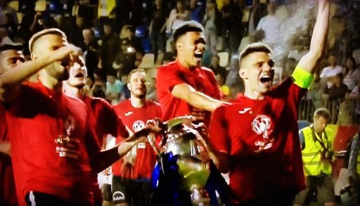 Kira Hagi îşi felicită fratele şi tatăl după câştigarea Cupei României: Pregatiţi-vă în Viitor să ne tot vedeţi învingători!!