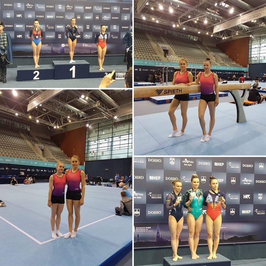 Trei medalii pentru gimnastele tricolore la Cupa Mondială de la Osijek