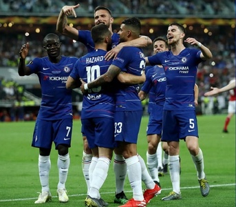 UPDATE Chelsea a învins Arsenal cu 4-1 şi a câştigat pentru a doua oară Liga Europa