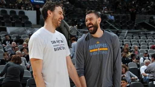 Marc şi Pau Gasol, primii fraţi campioni în NBA