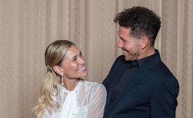 Antrenorul echipei Atletico Madrid, Diego Simeone, s-a căsătorit în Argentina cu modelul Carla Pereyra
