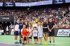 Mixtul Halep/Copil – Hantuchova/Fognini, încheiat cu aplauze la demonstrativul de tenis de la Sports Festival; Halep: Nu am râs atâta în toată cariera