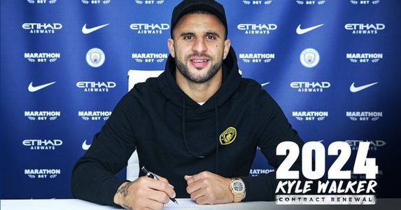 Kyle Walker şi-a prelungit contractul cu Manchester City până în 2024