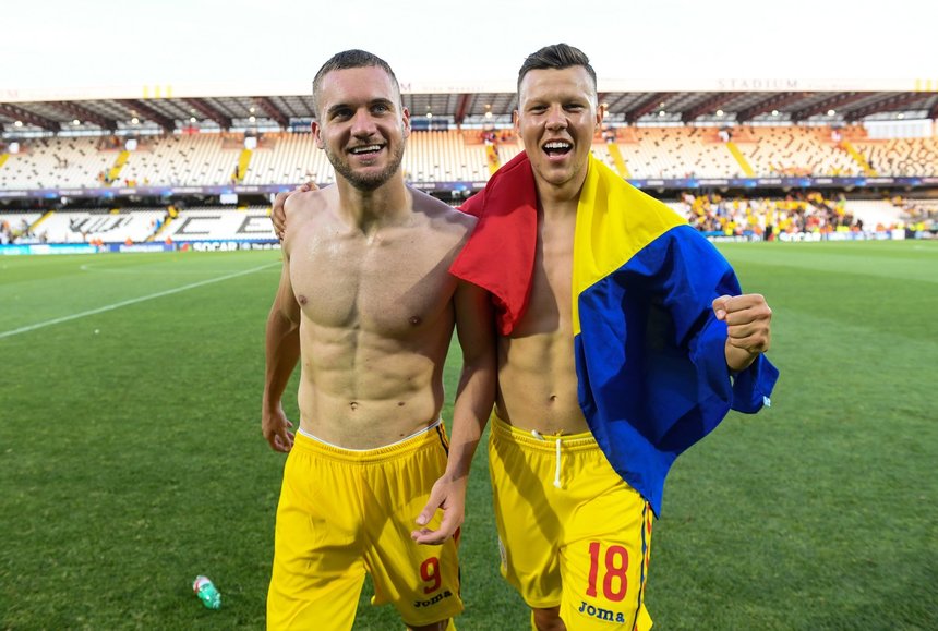 Victorie spectaculoasă pentru naţionala de tineret şi în al doilea meci de la Euro-2019: scor 4-2 cu Anglia. România conduce în clasament