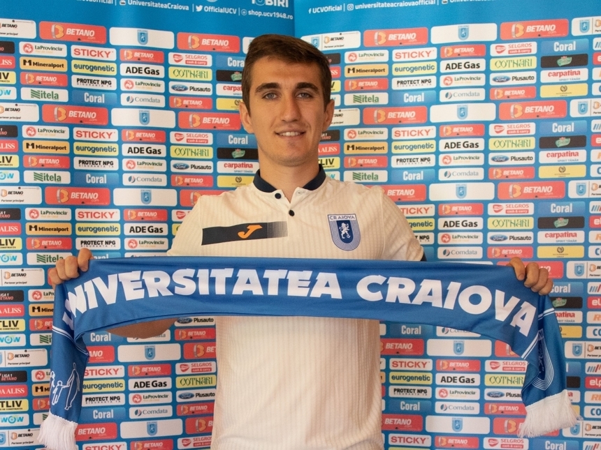 Bogdan Vătăjelu a revenit la Universitatea Craiova şi a semnat un contract pe patru sezoane