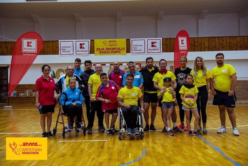 Aproape 20.000 de euro s-au strâns la DHL Carpathian Marathon pentru Comitetul Naţional Paralimpic
