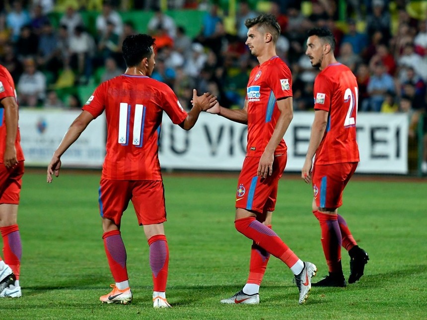 FCSB, victorie cu CS Mioveni, scor 1-0, într-un meci amical