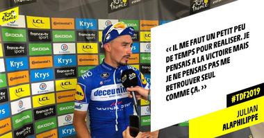 Julian Alaphilippe a câştigat etapa a treia a Turului Franţei