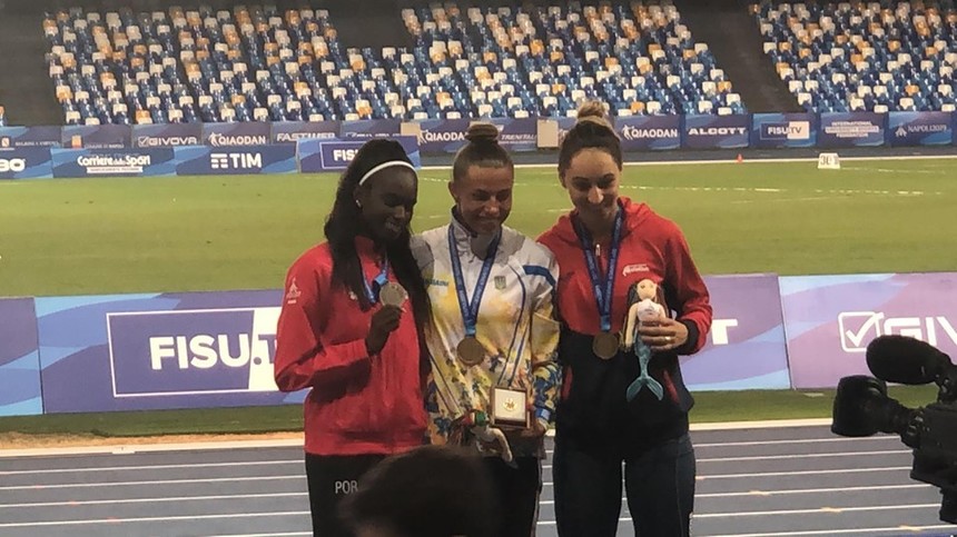 Atleta Florentina Marincu-Iuşco, medalie de bronz la Universiada de la Napoli