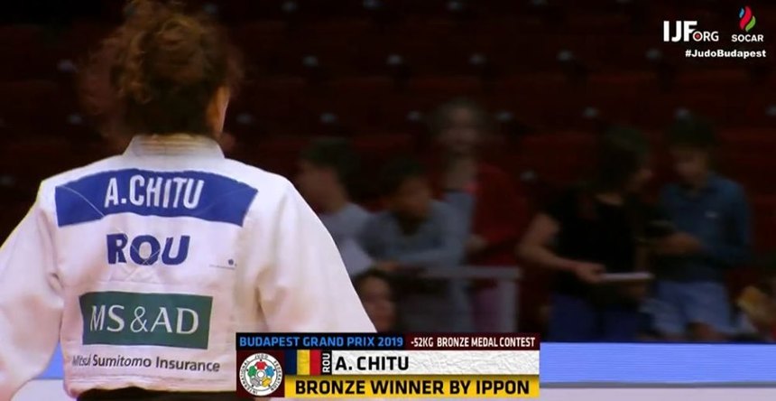 Judoka Andreea Chiţu, medalie de bronz la Grand Prix de la Budapesta