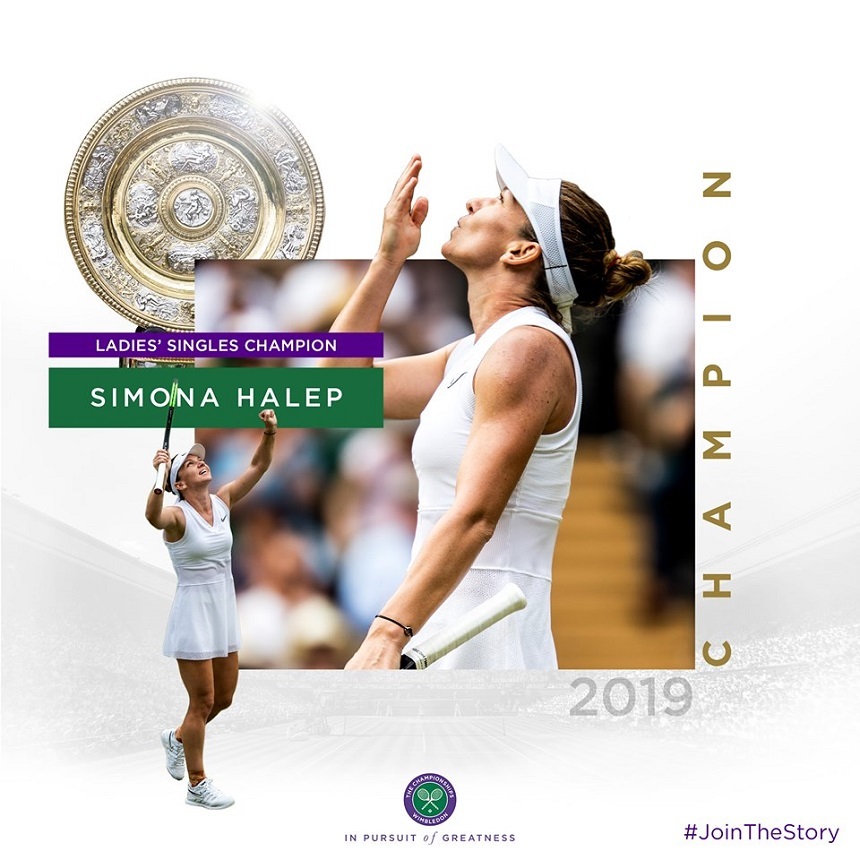 UPDATE - Simona Halep, campioană la Wimbledon: Astăzi am jucat cel mai bun meci din viaţa mea. Încă am impresia că e un vis.../Serena Williams: Jos pălăria!/ Halep, felicitată de Ducesa de Cambridge - VIDEO