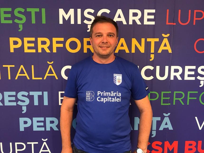 Dan Anca, promovat de la echipa de juniori, este noul antrenor al handbaliştilor de la CSM Bucureşti