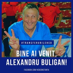 HC Dobrogea Sud Constanţa a completat staful tehnic cu Alexandru Buligan, fostul mare portar al României