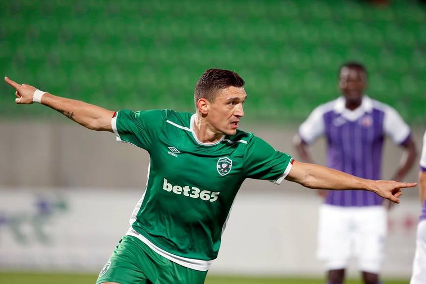 Claudiu Keşeru a marcat ambele goluri pentru Ludogoreţ în primul meci al sezonului, scor 2-0 cu Ţarsko Selo