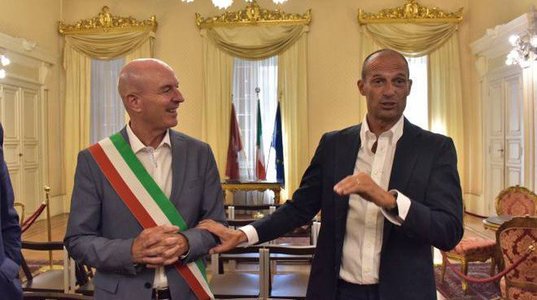 Allegri a fost premiat de primarul din Livorno