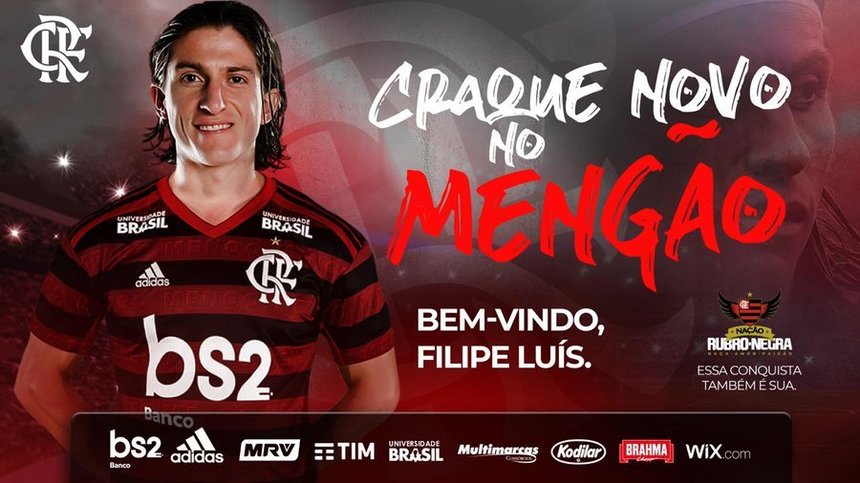 Filipe Luis, la Flamengo