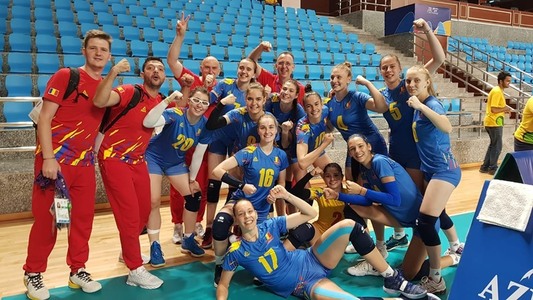 Naţionala de volei feminin, medalie de argint la FOTE, de la Baku, a 14-a pentru România