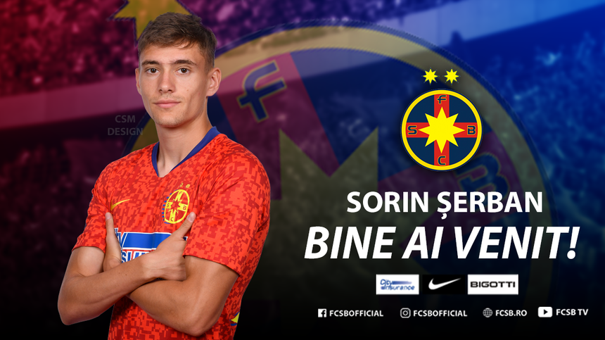 FCSB l-a achiziţionat pe Sorin Şerban de la Minaur Baia Mare