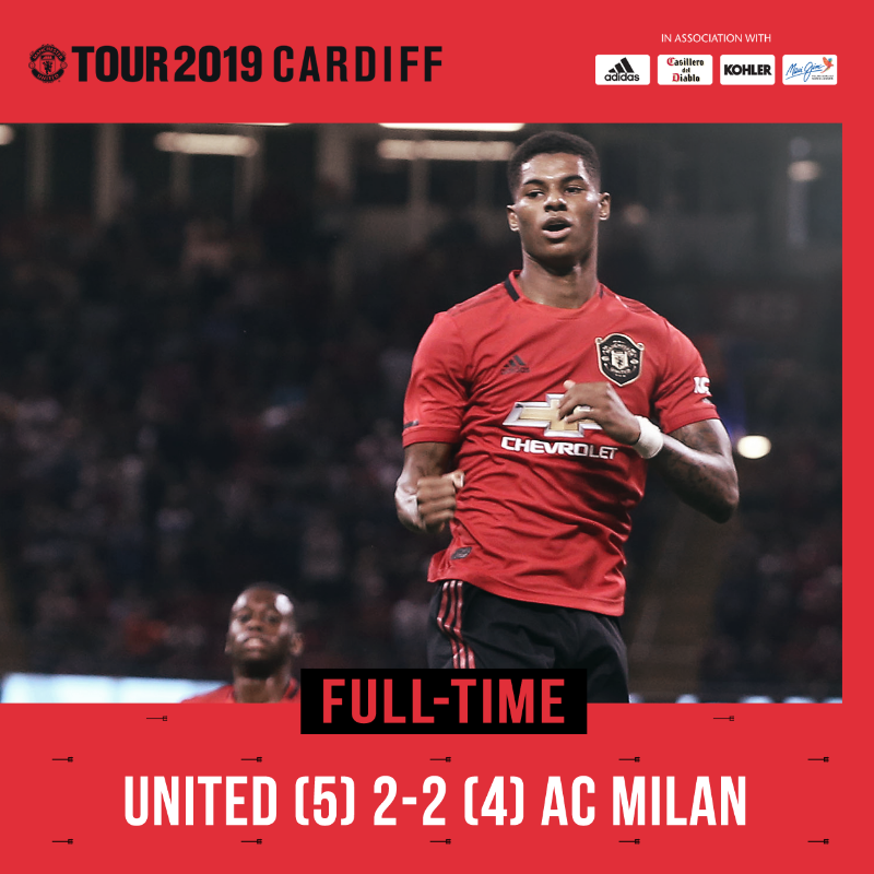 Manchester United a învins AC Milan, scor 5-4, la loviturile de departajare, la International Champions Cup