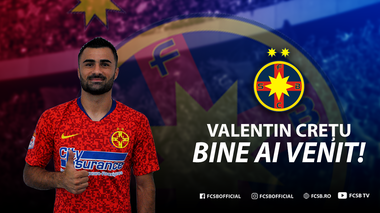 FCSB anunţă transferul lui Valentin Creţu, de la CS Gaz Metan Mediaş