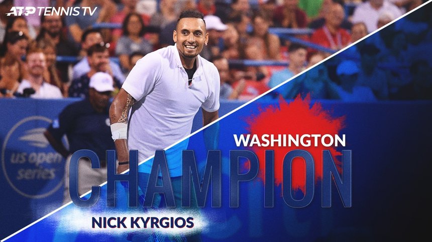 Nick Kyrgios s-a impus la turneul de la Washington şi a obţinut al şaselea titlu al carierei