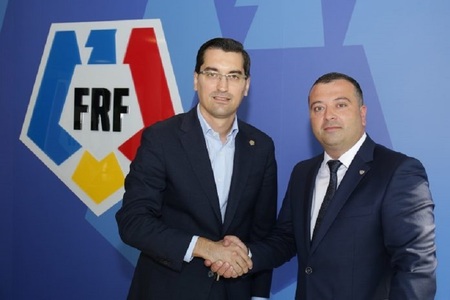 Acord de colaborare pe trei ani între FRF şi federaţia moldovenească