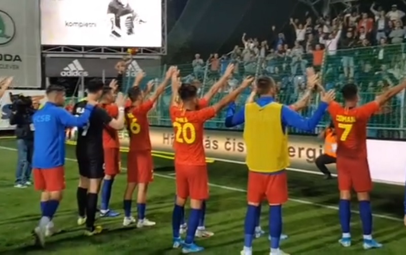 FCSB s-a calificat în play-off-ul Ligii Europa, după ce a învins Mlada Boleslav, scor 1-0, printr-un gol marcat în minutul 90+1