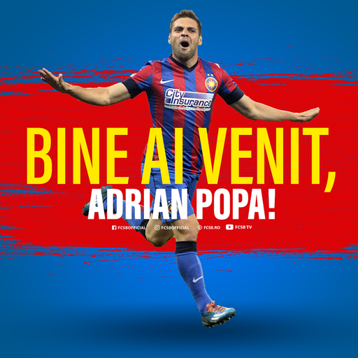 Adian Popa, la FCSB (oficial)