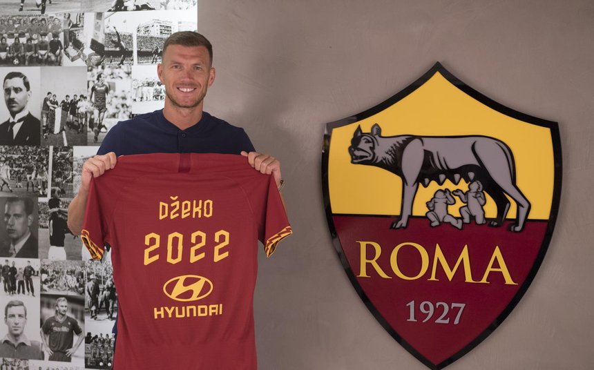 Edin Dzeko şi-a prelungit contractul cu AS Roma