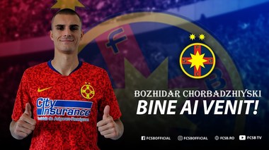 Fundaşul bulgar Bojidar Ciorbadjiski, la FCSB