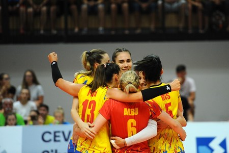 România - Ungaria, scor 3-1, prima victorie în grupa C a Campionatului European de volei feminin