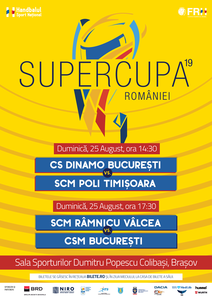 Dinamo Bucureşti a câştigat Supercupa României la handbal masculin, primul trofeu al sezonului