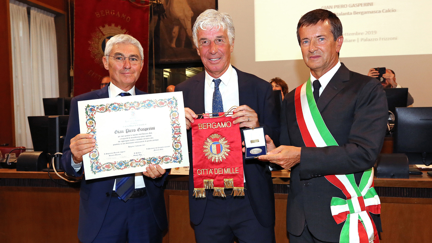 Antrenorul echipei Atalanta a devenit cetăţean de onoare la Bergamo