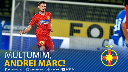 Andrei Marc şi-a reziliat contractul cu FCSB