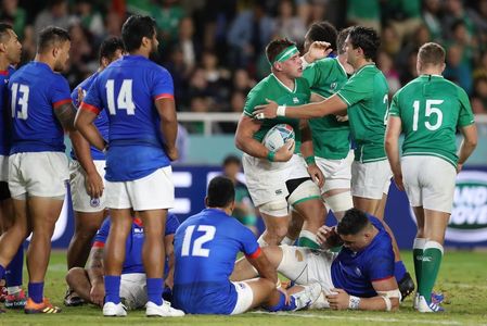 Cupa Mondială de rugby: Irlanda a învins Samoa, scor 47-5, şi s-a calificat în sferturi