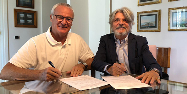 Ranieri a semnat contractul cu Sampdoria Genova