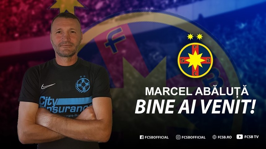 Fostul mijlocaş Marcel Abăluţă, antrenor secund la FCSB