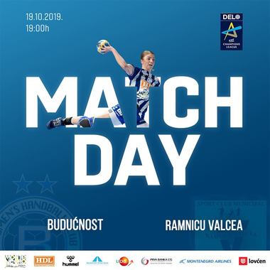 Buducnost - SCM Râmnicu Vâlcea, scor 23-19, în grupa C a Ligii Campionilor la handbal