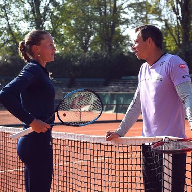 Kristina Mladenovic, dezamăgită că a fost părăsită de antrenorul Sascha Bajin