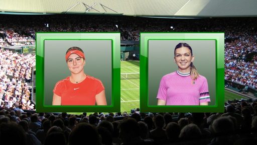 Bianca Andreescu a trimis o minge printre picioare în meciul cu Simona Halep - VIDEO