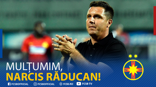 FCSB a anunţat pe site-ul oficial despărţirea de Narcis Răducan