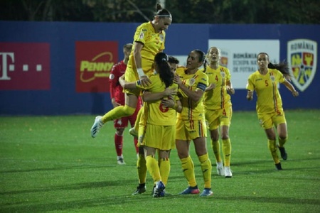 Naţionala feminină a învins cu 3-0 Lituania, în preliminariile Euro-2021