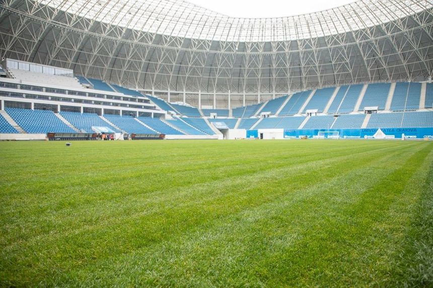 Universitatea Craiova va disputa meciul cu Hermannstadt pe stadionul Ion Oblemenco, pe noul gazon hIbrid