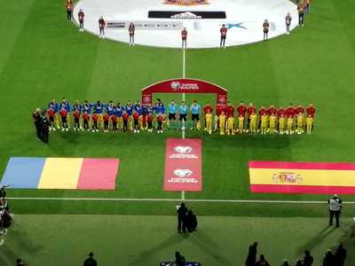 Spania face scor cu România, 5-0. Tricolorii termină Grupa F a preliminariilor pe un dezamăgitor loc 4