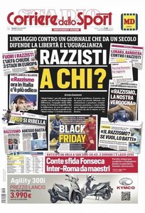 Corriere dello Sport se apără după polemica de joi: Cine este rasist?