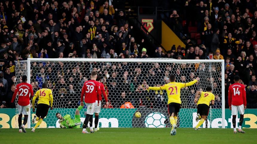 Premier League: Manchester United a fost învinsă de ultima clasată, Watford, scor 2-0