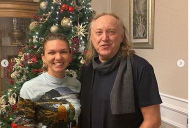 Simona Halep, colindată de Ştefan Hruşcă în seara de Ajun – FOTO, VIDEO