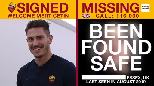 Şase minori care erau daţi dispăruţi au fost găsiţi după ce cazurile lor au apărut într-o campanie a AS Roma