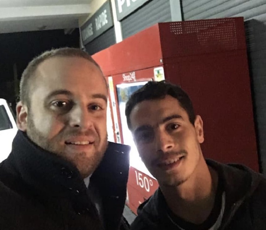 Ben Yedder a plătit la o benzinărie plinul unui şofer căruia nu îi funcţiona cardul bancar