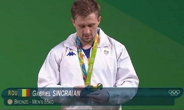 Halterofilul Gabriel Sâncrăian, depistat din nou pozitiv